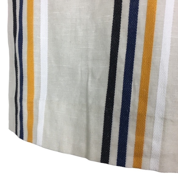 WHO WHAT WEAR Line Stripe Skirt Knee Midi Length Fully Lined Plus Size 14 NWT - Picture 5 of 12